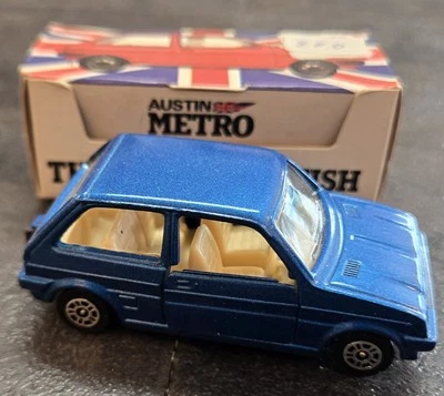 NEW UNUSED CORGI JUNIOR AUSTIN MINI METRO # 5619O METALLIC BLUE 1981 METTOY  - Image 1 of 4