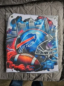  Graphic Buffalo Bills Medium Tshirt. Brand New. City Of Buffalo In Back Ground  - Picture 1 of 1