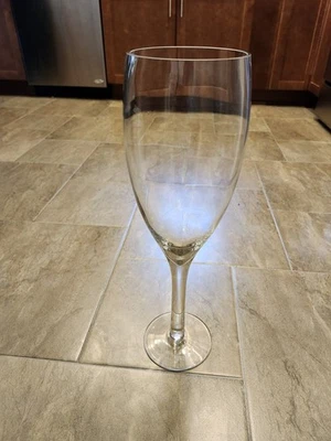 Glass Vase, Width 5.5", Height 19.7".  Red Wine Planter, Wedding Centerpiece  - Image 1 of 4