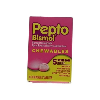 Masticables Pepto Bismol - Pack de 12 Foto 1 de 2