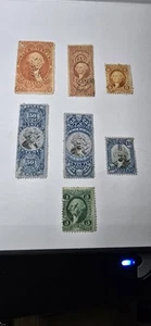 Old American George Washington Revenue Stamps - Picture 1 of 2