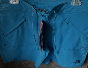 The North Face Womens Shorts Teal Blue Size 4 UPF 40 NwT - Picture 1 of 4