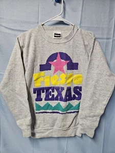 Vintage Fiesta Texas Sweatshirt Juniors Small 90s - Picture 1 of 10