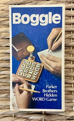 1976 VINTAGE Parker Brothers Boggle Game Complete With Wooden Cubes - Image 1 of 4
