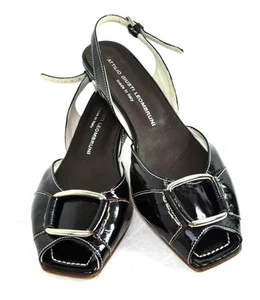 ATTILIO GIUSTI LEOMBRUNI BRAUNE ECHTLEDER SANDALEN SCHUHE GRÖSSE 10,5-11 / 41 - Bild 1 von 11