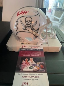 BAKER MAYFIELD SIGNIERT TAMPA BAY BUCCANEERS STS 3 REP MINIHELM BECKETT - Bild 1 von 4