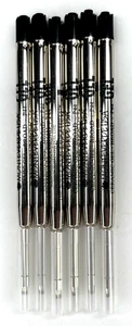 6 Monteverde P443BK Ceramic Gel Ink Refills Black Broad Point 0.9mm NEW - Picture 1 of 1