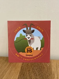 Disneyland 40th anniversary big thunder Mountain sticker - Picture 1 of 1