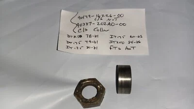 YAMAHA IT175 IT125 IT200 DT250  DRIVE SPROCKET NUT &  SPACER  - Image 1 of 2