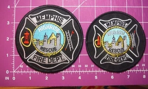 Memphis Tennessee Fire Dept. High Rise rescue patch set - Picture 1 of 3