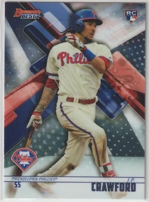 2018 BOWMAN'S BEST - J.P. CRAWFORD - RC #38 - Philadelphia Phillies - Image 1 of 2