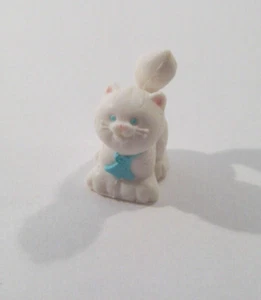 1988 Fisher Price Precious Places White Kitty Cat Figure - Picture 1 of 4