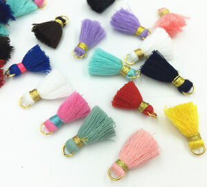 Mix color Cotton Thread Tassel Pendant scarf DIY decoration Jewelry Accessories