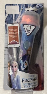 Disney Frozen II 2 Sing A Long Microphone Built in Music Sparkly Flashing Lights - Afbeelding 1 van 5