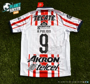 CAMISETA OFICIAL DE FUTBOL DE MÉXICO PUMA CHIVAS DE GUADALAJARA 2018-2019 ALAN PULIDO - Imagen 1 de 5