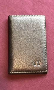 Cartera de cuero vintage Levenger Bomber Jacket - Imagen 1 de 3