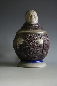 ANTIQUE CHARACTER GERMAN BEER STEIN - CIRCA 1890 - 1900 - Picture 1 of 6