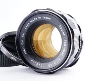 EX+5 PENTAX Super Takumar 55mm f/1.8 MF Standard Lens M42 w/ Filter From JAPAN - Picture 1 of 17