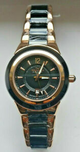 AQUASWISS Męski zegarek ze stali nierdzewnej i ceramiki fabrycznie nowy z datą sprzedaży detalicznej: 1200 USD