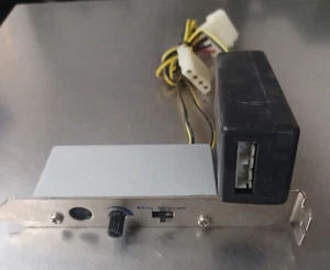 PCI Bracket Sound Activated Control Module for CCFL Lighting 12VDC Molex 4-pin - Picture 1 of 2