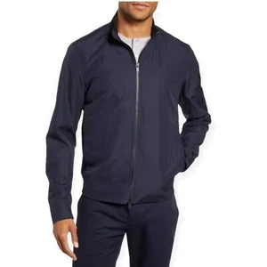 Theory Men’s Scotty Bevan Double Zip Front Jacket Windbreaker Navy Blue XL - Picture 1 of 11