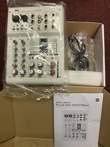 PROSLOGAN PROFX6 PROFESSIONAL MIC/LINE MIXER WITH FX - Picture 1 of 5