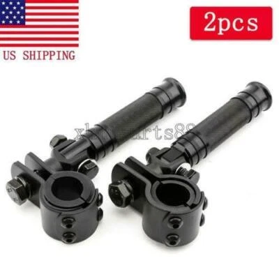 Clavijas de pie de barra de choque de carretera para Honda Shadow Aero Phantom VLX 600 750 1100 Rebel Foto 1 de 4