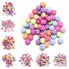 50pcs Mixed Colorful Acrylic Plastic Loose Beads Lot For Jewelry Making
