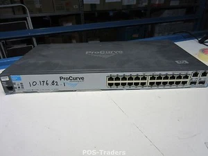 2610-24 J9085A HP Managed ProCurve 24x 10/100Mbps + 2x 1000Mbps Network Switch - Photo 1/3