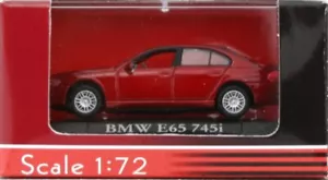 BMW E65 - 745i - rojo metálico - Yatming 1:72 - Imagen 1 de 6