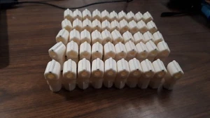 100 x security stop lock for slat wall hook pegboard hook anti theft stolen - Picture 1 of 2
