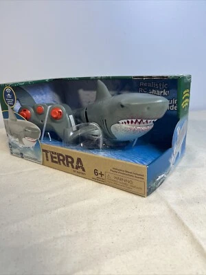 TERRA by Battat Realistic RC Great White Shark Toy Radio Control 65 Foot Range - Image 1 of 4