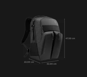 Mochila utilitaria Dell Alienware Horizon 28L hasta 17 pulgadas para computadora portátil suave Nylex negra - Imagen 1 de 9