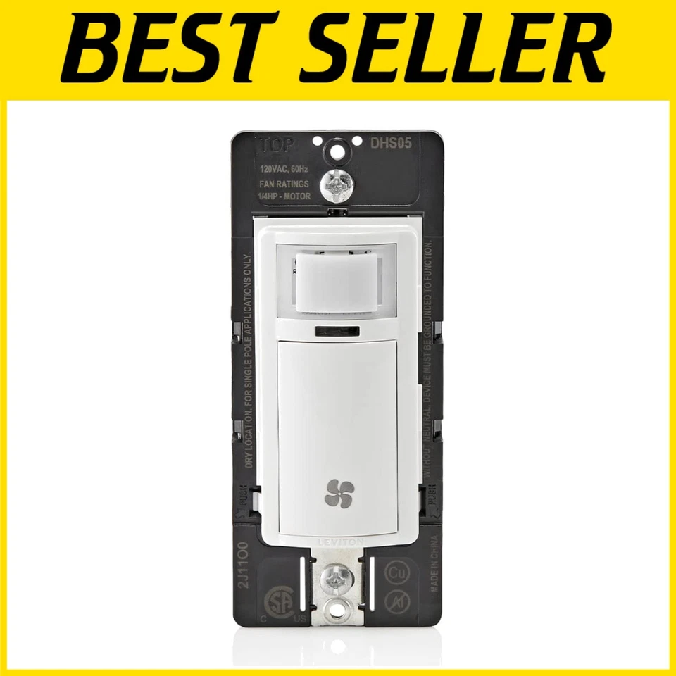 Decora Humidity Sensor Switch - White - Image 1 of 4