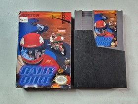 Rally Bike (Nintendo Entertainment System, 1990) NES Box Cart Sleeve