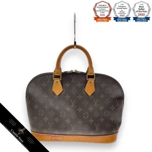 Bolso Louis Vuitton Alma Monograma Lona Marrón PVC M51130 Rayado - Imagen 1 de 5
