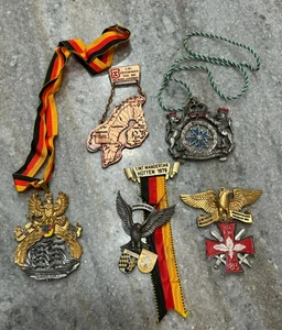 5 Deutsche Vintage Wander Wettkampf Wandertag Medaillen Sportmedaillen 70er 80er - Bild 1 von 6