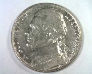 1983-P JEFFERSON NICKEL ABOUT UNCIRCULATED+ AU+ NICE ORIGINAL COIN FAST 99c SHIP - Picture 1 of 2