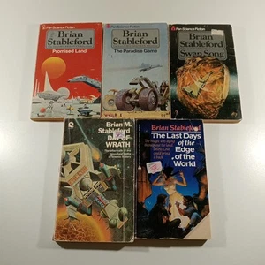 Brian Stableford X 5 Vintage Ciencia Ficción Paquete Lote Canción del Cisne Día de la Ira - Imagen 1 de 21