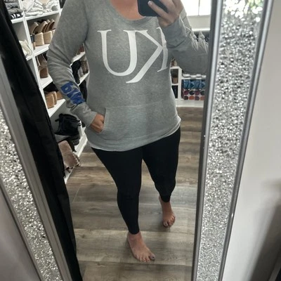 Victori’a Secret Pink KU Kansas jayhawk L Sweatshirt Vintage - Image 1 of 4