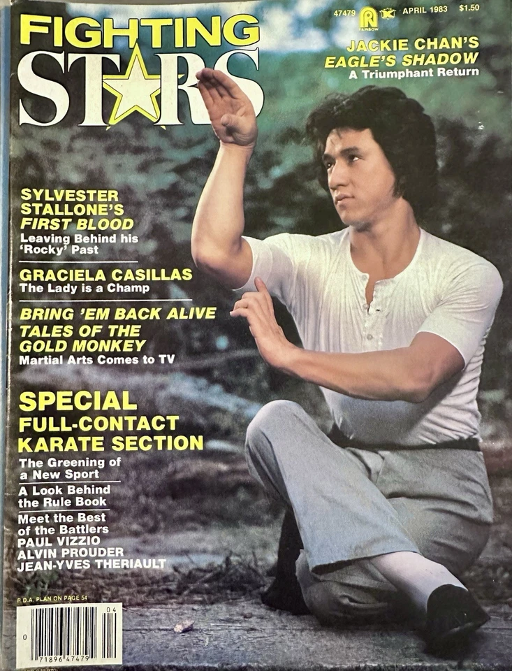 12 Vintage Fighting Stars Magazines 1970’s -80’s. Contain Bruce Lee Articles! Foto 1 de 4