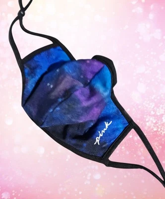 Victoria Secret Pink Reusable Washable Face Mask Space Galaxy Tie Tye Dye OOS - Image 1 of 3