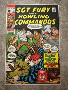 Sargento Furia #83 en muy buen estado/buen estado 5,0 (Marvel Comics 1971) - Imagen 1 de 22