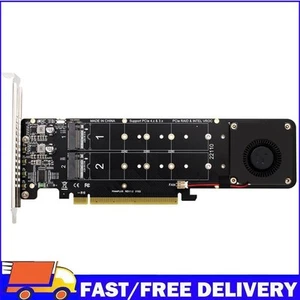PCIeX16 To M.2 Array Cards 4x32Gbps 4 NVME Useful Support M.2 SSD 2280/60/42/30 - Afbeelding 1 van 10