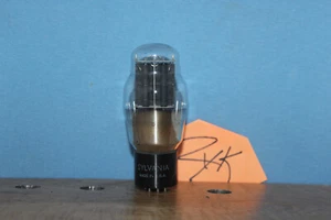 Radio Tubes 6B4G 6B4 Sylvania WHITE leaf 3T Test 116 - Picture 1 of 3
