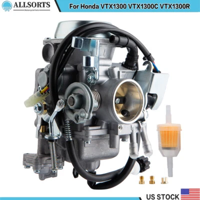 Carburador para Honda VTX1300 VTX1300C VTX1300R VTX1300T VTX1300S 16100-MEA-901 Foto 1 de 4