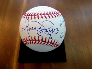 OMAR VIZQUEL 11 X GOLD GLOVES INDIANS GIANTS SS SIGNED AUTO OML BASEBALL JSA - Picture 1 of 3