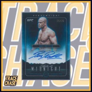 2024 Topps Midnight UFC Bas Rutten Stroke of Midnight Autograph Moonrise 15/25 - Picture 1 of 3