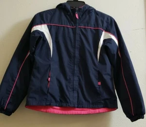 London Fog  Medium 10/12 Girls Sweatshirt Jacket Wind Breaker  - Picture 1 of 10