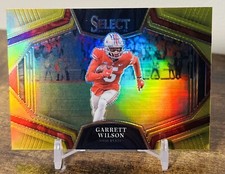 2023 Panini Select Draft Picks Garrett Wilson Snapshots Insert Gold PRIZM 10/10